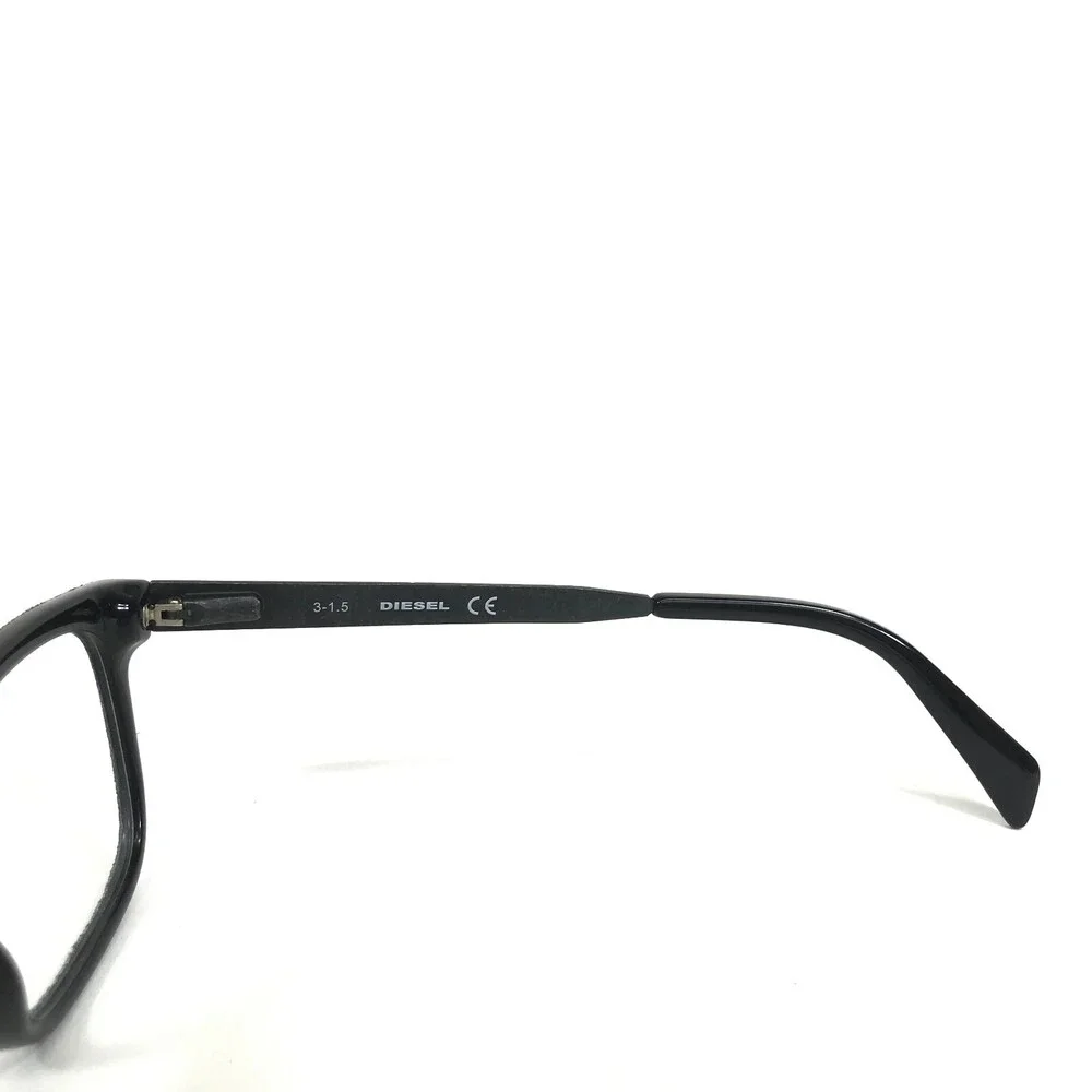 Diesel Eyeglasses Frames DL5161 col.001 Gray Blue Square Denim Front 55-15-145